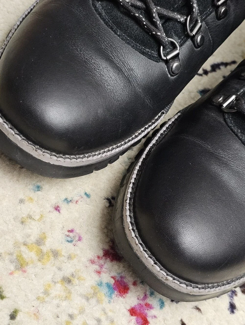 Cole Haan Men's Size 11.5 Zerogrand Hiker II Boots Waterproof Black Lace C26254